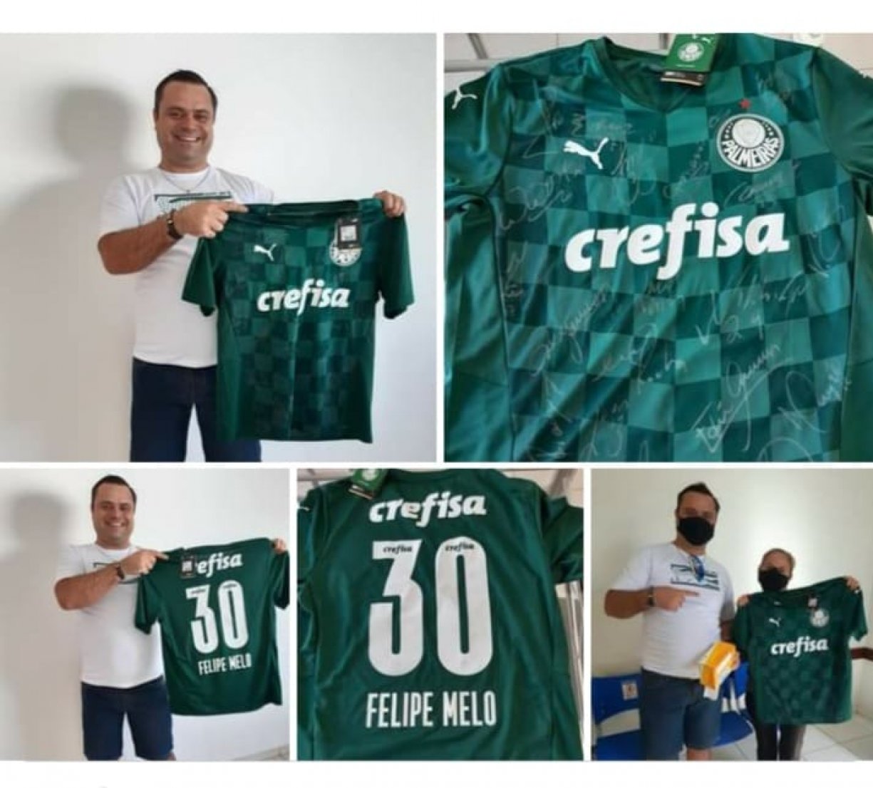 Doação da Camiseta Oficial do Palmeiras