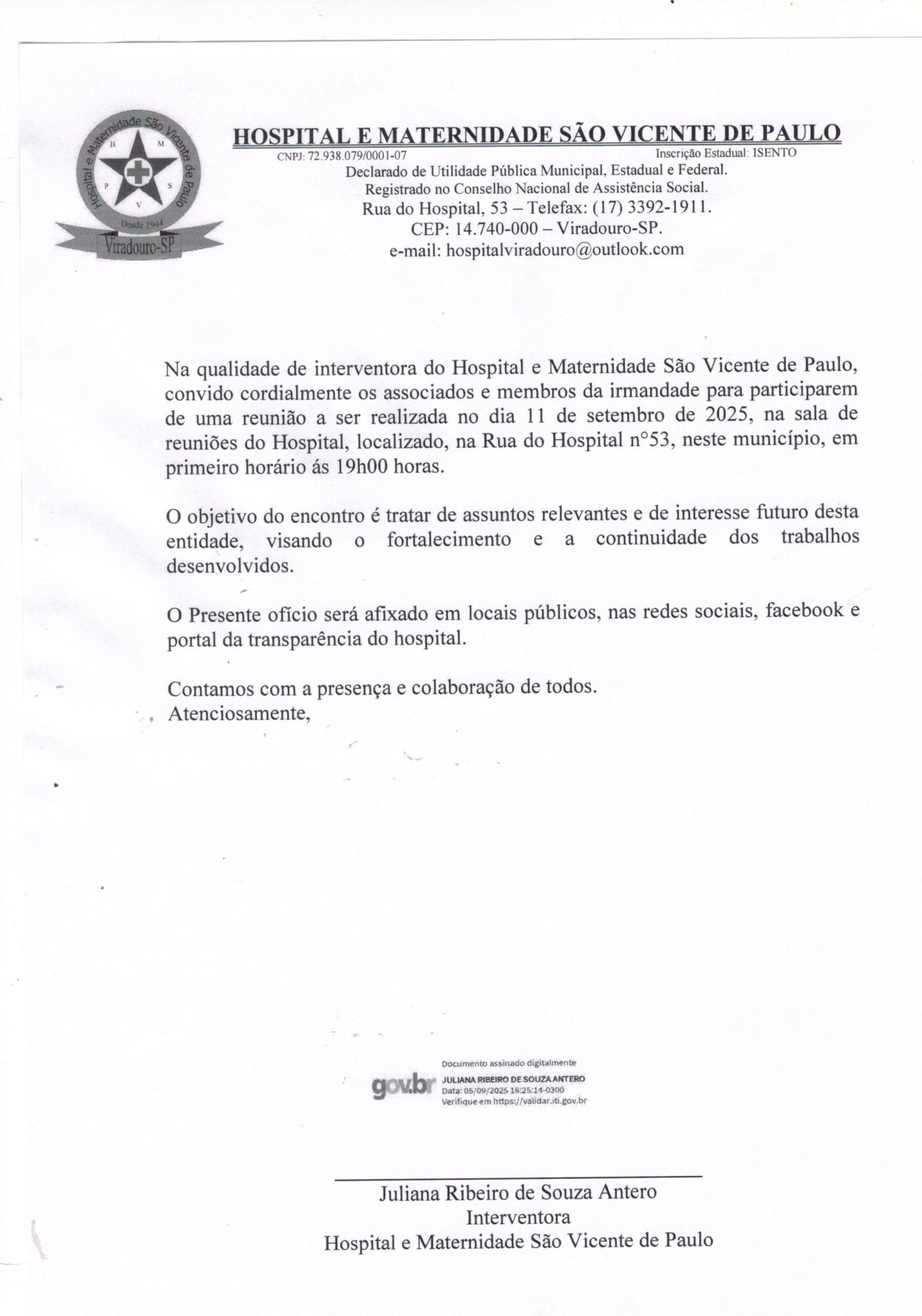 EDITAL DE CONVOCAÇÃO